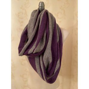 ply Cashmere, 100% Cashmere Stripe Scarf Scarf 38.5”x 15”